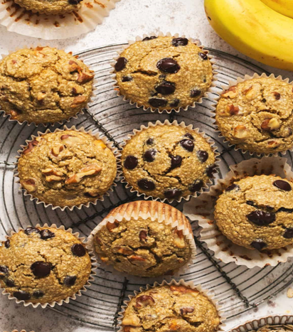 Γρήγορο, Εύκολο Banana muffin πρωινού