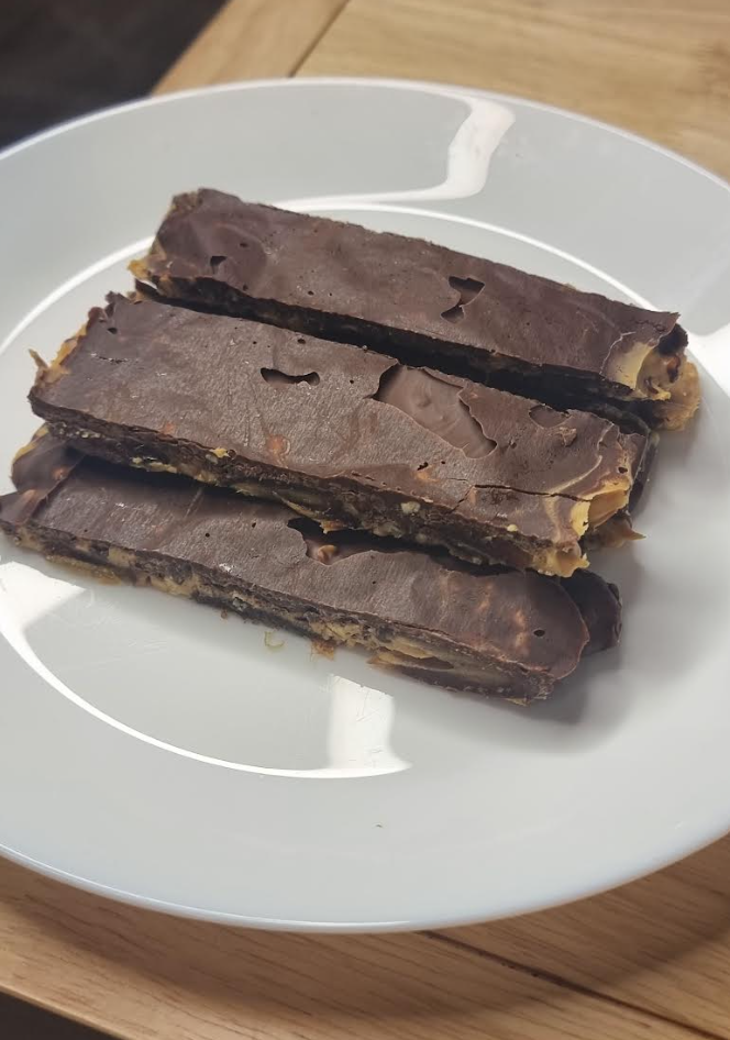 Σοκολατένιες Μπάρες Ενέργειας με τρία μόνο υλικά