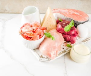 θαλασσινά γαρίδες σολομός