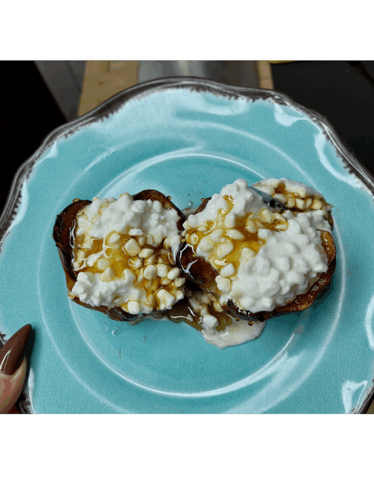 μήλο + cottage + μέλι + airfryer